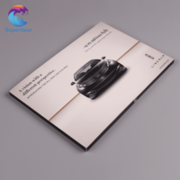 Superlieur – Nouvelle brochure vidéo promotionnelle personnalisée format A5 avec écran LCD IPS HD 4,3 pouces, couverture souple, lecture automatique et fonction de marquage pour entreprises