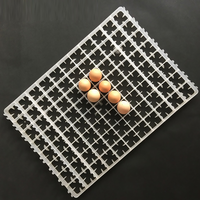 Accesorios de incubadora de huevos, bandeja Universal de 88 huevos, plástico duradero para aves de corral