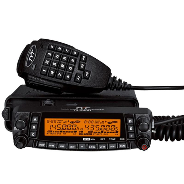TYT TH-9800 Mobile Radio Quad Band Transceiver 29/50/144/430 MHz 50W High Power 50KM Long Range Vehicle Mouted Radio TYT 9800