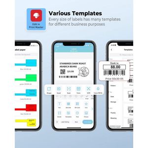 Phomemo M110 mini xách tay máy in nhãn nhiệt đa chức năng tự dính nhãn dán máy sản xuất cho văn phòng quần áo tag - Product Image 5