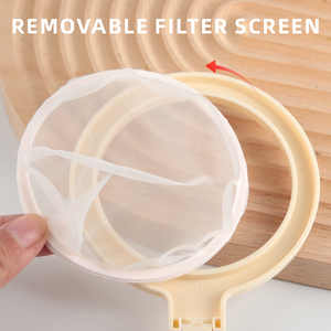 กรวยกรองน้ำมันอเนกประสงค์ เกรดอาหาร ใช้งานง่าย ตาข่ายละเอียด 2-in-1 ทำจากพลาสติก สำหรับกรองน้ำมันในครัว - Product Image 3