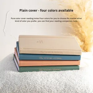 A5 Leesdagboek Pu Lederen Hardcover Dagboek Cross Border Naaien Notebook Cadeau Voor Studenten En Nieuwe Lezers - Product Image 2