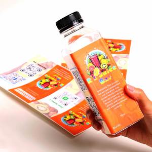 Étiquettes de bouteilles de cocktails tropicaux 16 oz, étiquettes en papier rectangulaires autocollantes avec code-barres - Product Image 5