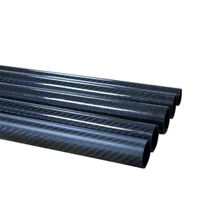 Excellent quality custom size light weight full 100% carbon fiber tube carbon fiber parts carbon fiber product