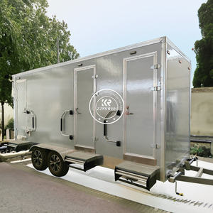 Toilettes mobiles de luxe pour événements extérieurs, mariages, pompes à eau, douches, sanitaires, remorques sanitaires, toilettes portables - Product Image 5