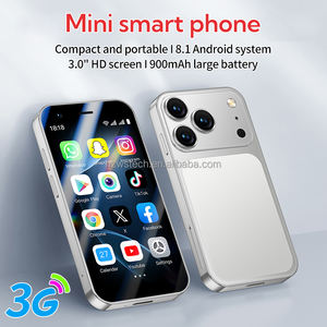 Mini Telefono A17 <span class=keywords><strong>3G</strong></span> Dual SIM Smartphone Ultra-Compatto Android 8.1 2+16GB Memoria Schermo HD da 3.0 Pollici Mini Cellulari - Product Image 3