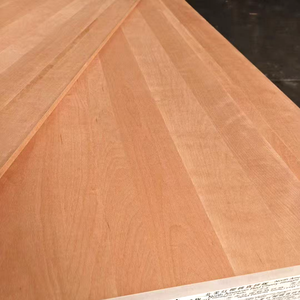 Panneaux en <span class=keywords><strong>bois</strong></span> de cerisier massif de 18 mm/20 mm, collés sur le bords, en cerisier rouge naturel, pour armoires et dessus de table - Product Image 2