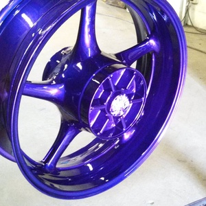 Poudre de <span class=keywords><strong>peinture</strong></span> pour l'extérieur, <span class=keywords><strong>couleur</strong></span> bonbon violette en polyester - Product Image 4