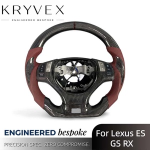 Kryvex para <span class=keywords><strong>Lexus</strong></span> ES GS RX 2013-2016 <span class=keywords><strong>250</strong></span> 300h 350 450h F-sport, Perilla de Cambio de Marchas de Fibra de Carbono Personalizada, Accesorios Interiores para Automóvil - Product Image 2