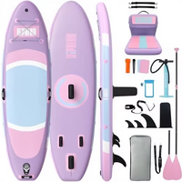 MOQ : 1 pièce, Nouvelle planche de paddle gonflable avec ailerons, Planche de surf et de paddle professionnelle pour l'extérieur