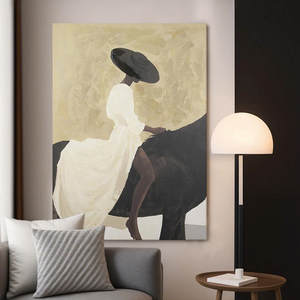 Minimalismus Wabi Sabi Retro Abstrakte Wandkunst Luxuriöses Handgefertigtes Übergroßes Maßgefertigtes Dekoratives Ölgemälde für Wohnzimmer - Product Image 2