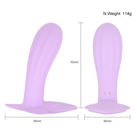 Tragbarer Klitoris-G-Punkt-Dildo-Vibrator mit Fernbedienung, 10-Gang Wasserdichter Slip-Vibrator, Erotikspielzeug für Frauen & Paare