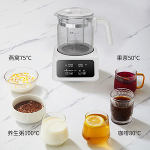 Calentador de biberones eléctrico con control de temperatura para preparar leche de fórmula para bebés y calentar leche, capacidad de 1.2L, apagado automático - Product Image 2