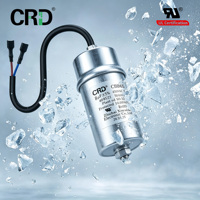 Condensateur de démarrage moteur auto-réparateur CRD CBB65 8UF 450VAC, condensateur à film polypropylène métallisé RoHS pour compresseur HVAC