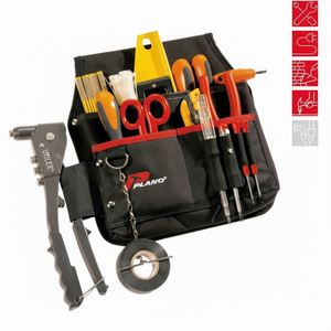 Borsa da Cintura PLANO Technics 535TB, Set di 6 Tasche Porta Attrezzi in Tessuto, Nylon, Pelle, Oxford, Tela, EVA e Neoprene per Conservazione Utensili - Product Image 1