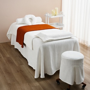 Nhà Máy Cung Cấp Siêu Mềm Bảng Bìa Tấm Ga Giường Phẳng Treo Lên Tấm Thiết Lập Cho Massage Spa - Product Image 4