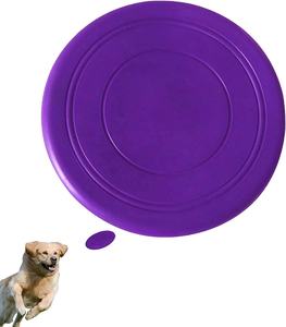 Duurzaam Rubber Flying Disc Lichtgewicht <span class=keywords><strong>Frisby</strong></span> Hond Speelgoed Voor Agressieve Spelen Huisdieren Interactieve Vliegende Schijf Speelgoed - Product Image 1