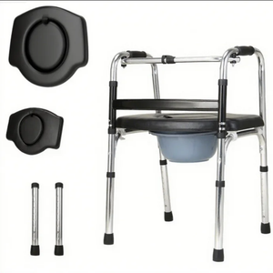 פלטפורמת הליכה מתגלגלת מאלומיניום עם גלגלים מתקפלים בעיצוב דו-גלגלי, מאושרת CE, עמידה, עם קצוות נגד החלקה. - Product Image 6