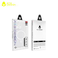 Coque de Téléphone ATB en PC Ondulé pour iPhone et Samsung
