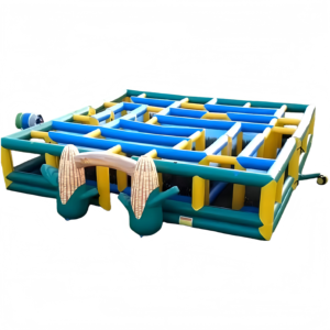 Vente flash : labyrinthe gonflable pour adultes <span class=keywords><strong>pas</strong></span> <span class=keywords><strong>cher</strong></span>, jeu de labyrinthe gonflable, équipement de terrain de jeu géant en plein air - Product Image 1