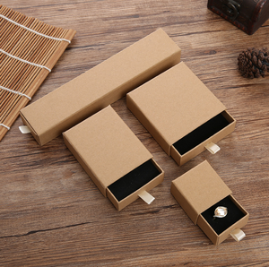 Gran oferta y caja de cajón de alta calidad, caja de joyería de embalaje, anillo, pendientes, colgante, collar, pulsera, cartón de almacenamiento - Product Image 5