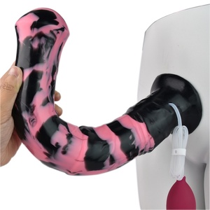 YOCY New Product Size S M L Liquid Silicone Ejaculation Animal Horse <b>Dildo</b> Anal Plug Big Squirting Sex Toys for Woman - Product Image 1