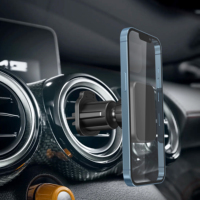 Support de téléphone de voiture pour bouche d'aération-Support magnétique pour téléphone portable universel pour tout smartphone, iPhone, Android-Pho de voiture rotatif