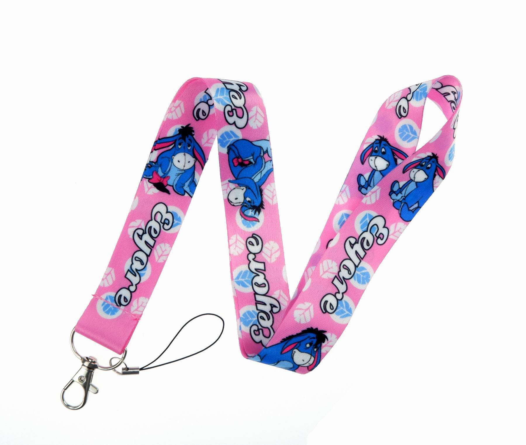 Custom Stain Lanyards Lovely Cartoon Bear Tiger Pig Lanyard Card Holder Accessories Wholesale Phone Neck Anti-Lost Lanyards Image 3