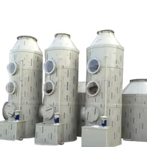 Factory high efficiency carbon activated media filter electrostatic precipitators wet air scrubber