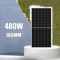 Panneau solaire monocristallin demi-cellule BR SOLAR CN BR-M460 480W IP66, efficacité 21,24%-22,16%, cellules 182mmx182mm, dimensions 1910x1134x30mm
