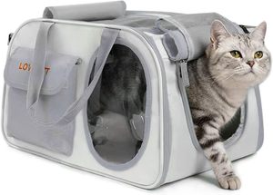 Cat & Dog <b>Pet</b> <b>Carrier</b> PC Material Portable Lightweight Large Capacity Stress-Resistant Double Shoulder <b>Backpack</b> - Product Image 4