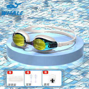 Gafas de natación para exteriores para adultos, mujeres, alta definición, ajustables, anti UV, lentes de PC, gafas de natación protectoras - Product Image 2