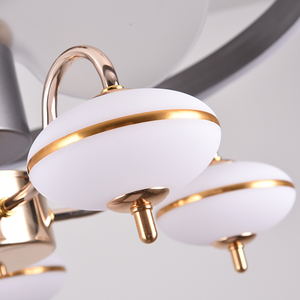 Ventilador de techo Pop de Hotel barato con nuevo diseño Luz LED de control remoto de temperatura de 3 colores para sala de estar Estilo tradicional - Product Image 6