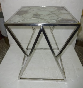 Mesa de Metal de alta calidad con tapa de mármol, diseño a la moda, mesa de centro superior de mármol, embalaje para sala de estar - Product Image 2