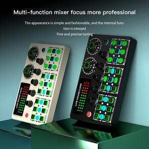 Tarjeta de Sonido Profesional V99 para Transmisión en Vivo, Batería Integrada, Material ABS+PC, Dispositivo Dedicado para Cantar, Karaoke para Teléfono Móvil - Product Image 3