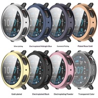 Étui de protection tout-en-un en TPU et verre trempé Amazfit Huami Active Max pour montre A2557