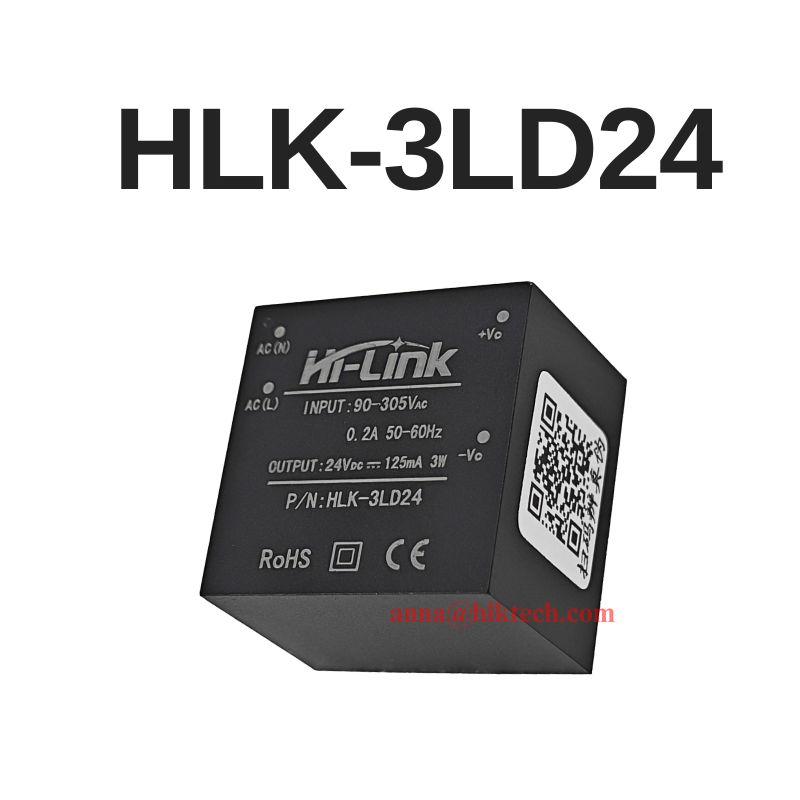 Hilink Ac Dc 3W-LD ultra Small Power Module 3LD05 3LD09 3LD12 3LD15 ...