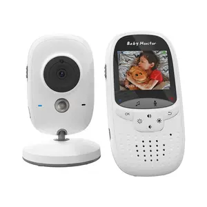 Twee Weg Audio Geluid Detectie Temperatuur Alarm Nachtzicht Batterij Para Bebes 2 Inch Babysitter Video Baby Camera Monitor