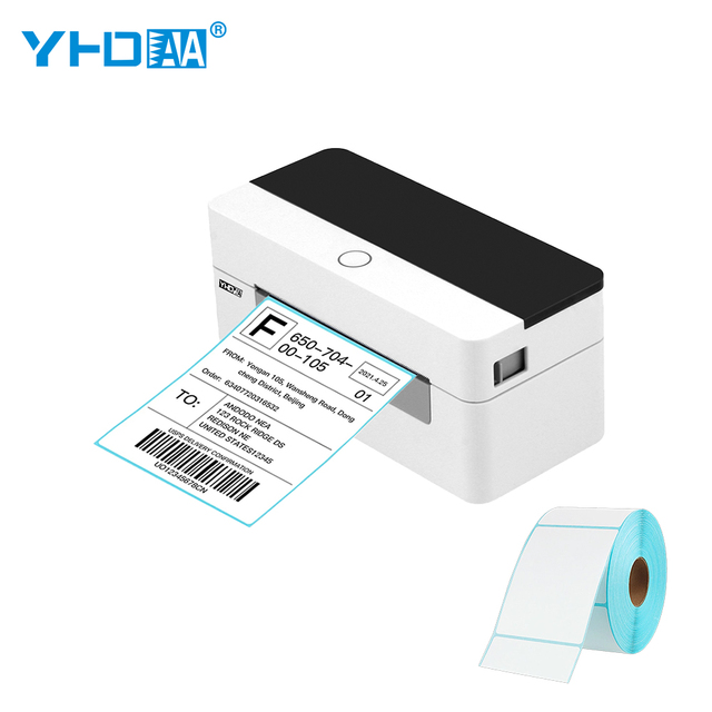 High Performance 4 Inches Thermal Label Printer Clear Printing Shipping & Express & Price Label USB Interfaces
