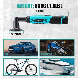 Mini Lucidatrice per Auto Cordless AUTIWOZ da 1/2/3 Pollici RO/DA a 6 Velocità con Batteria agli Ioni di Litio da 2000mAh Macchina per la Lucidatura e il Detailing dell'Auto - Product Image 5