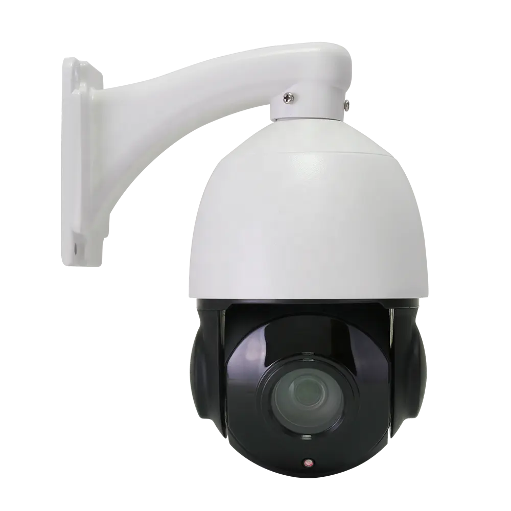 Kamera cctv jaringan hd sistem ip ptz dome, kamera kecepatan tinggi dengan lampu inframerah penglihatan malam dengan poe P2P aplikasi ponsel