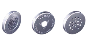 Canrd Lithium Air lưới đồng xu di động Trường hợp Set CR2032 Lithium Air lưới cathode + anode + Mùa Xuân + gasket100sets/túi cho pin di động Đồng Xu - Product Image 2