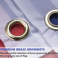 Bannière d'extérieur personnalisée en polyester non tissé imprimée par transfert thermique, motif drapeau, arbre, tapis, œillet en laiton, design gratuit