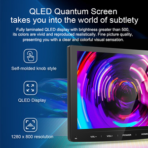 Semaitu 10.1 inch duy nhất DIN xe đài phát thanh Màn hình cảm ứng hệ thống Android Bảng điều khiển vị trí DSP xoay Thiết kế Apple Carplay Stereo - Product Image 3