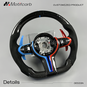 Volante Deportivo Personalizado de Fibra de Carbono con LED Inteligente para BMW 330i 440i M2 M3 M4 M5 F10 F30 X3 X5 F15 F16 F18 2010-2018 - Product Image 3