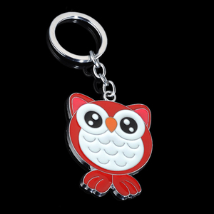 Porte-clés miniature de luxe en métal, émail, forme violon, avec logo personnalisé et strass, vente en gros d'usine - Product Image 2