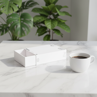 Scatola Personalizzata in Cartone Bianco per Abbigliamento con Cassetto Estraibile, Confezione Regalo