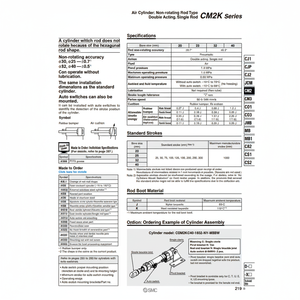 Cilindro de aire SMC Pneumatics, producto de cilindro de alta calidad - Product Image 1