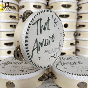 Strumenti Musicali a Percussione all'Ingrosso <span class=keywords><strong>Tamburello</strong></span> Personalizzato da 6 Pollici Tamburo Giocattolo per Matrimoni Chiesa e Feste Prezzo - Product Image 5