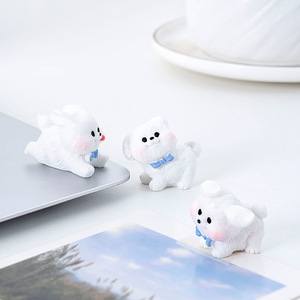 KI yuewu Accessoires décoratifs créatifs et mignons en forme de chiot qui court et joue, micro-paysage de bureau, petits ornements de voiture - Product Image 3